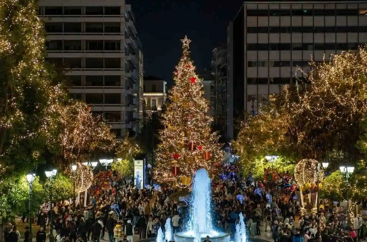 Christmas at Athens, Greece