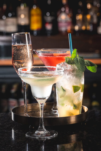 Enjoying unlimited cocktails and fine Indian cuisine at Zari Restaurant Crawley.