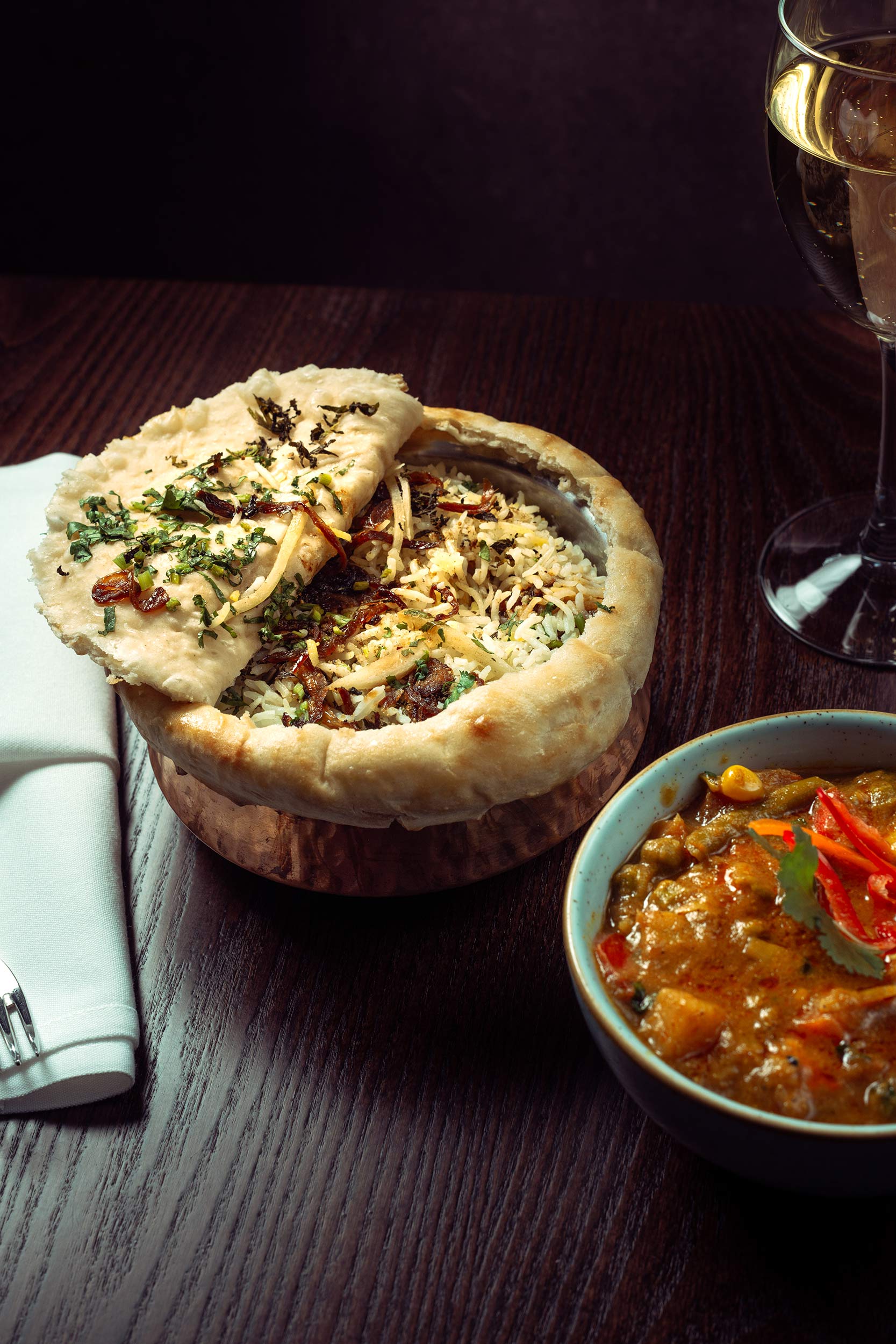 Premium regional Indian tasting menu course curated for private party dining.