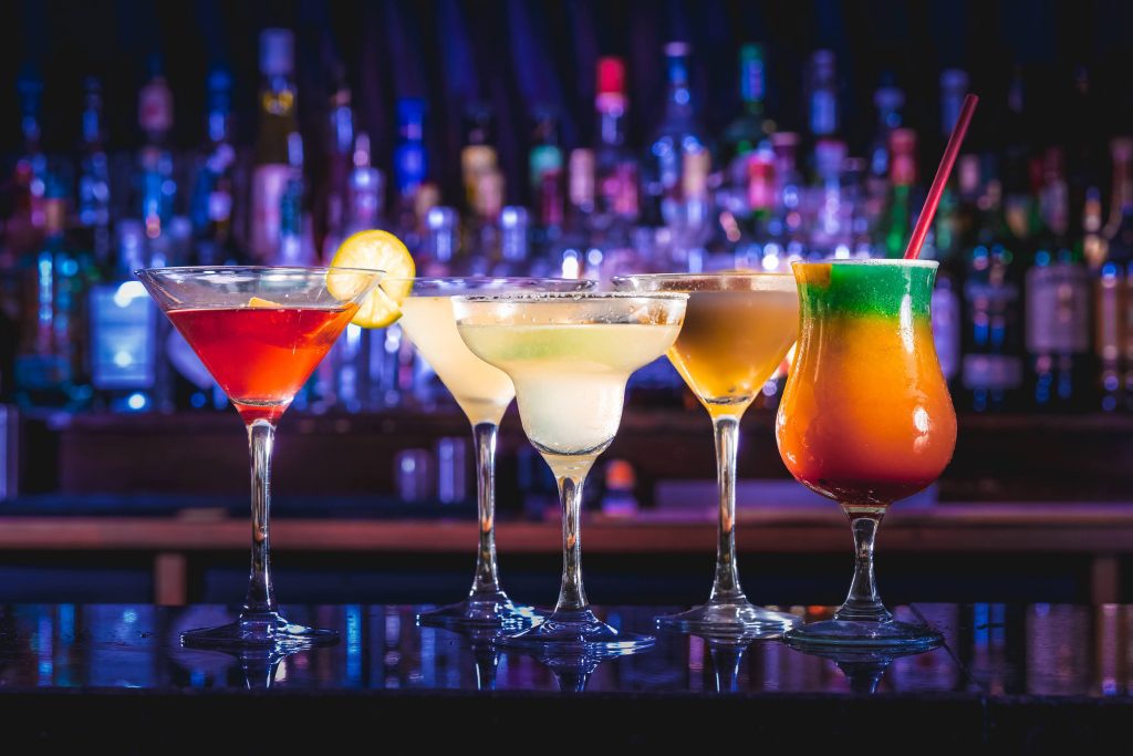 Cocktails served during bottomless brunch at Zari Restaurant