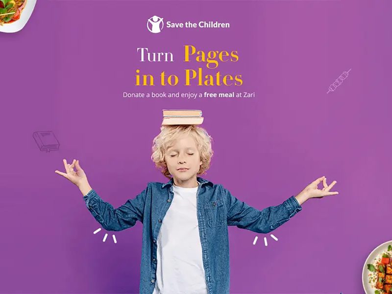 Donate a used book at Zari Crawley to support local community charity projects.