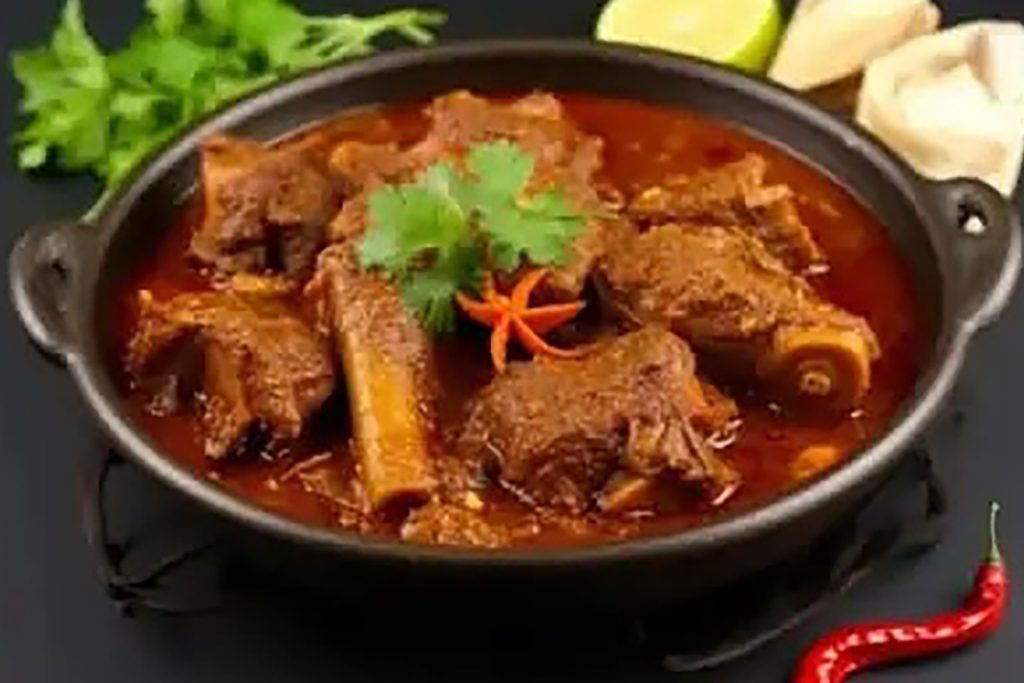 Explore Rajasthani cuisine with dishes like Jungle Venison Curry and Laal Maas.